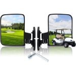 R�troviseurs lat�raux magn�tiques r�glables pour chariot, r�troviseurs convexes magn�tiques pour golf, ...