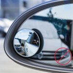 R�troviseur lat�ral de voiture convexe angle mort miroir d'angle mort � vue compl�te 2 pi�ces.