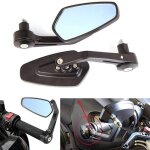 Rtroviseurs moto 7 / 8  22mm retroviseur moto embout de guidon anti - glare retroviseur latraux moto ...