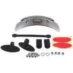 Rtroviseur de moto chrom 180, support de pare - brise central ultra grand angle universel