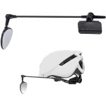 Rtroviseur rglable  360 degrs pour casque de vlo, lger et portable
