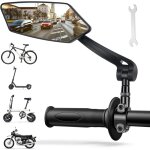 Rétroviseur trottinette Électrique hd grand angle, antidéflagrant réglable 360° pour guidon de 22 - 25 ... Rétroviseur trottinette Électrique hd grand angle, antidéflagrant réglable 360° pour guidon de 22 - 25 ...
