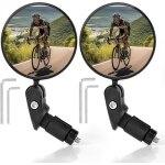 Rétroviseur vélo, rétroviseur bicyclette hd en verre à lentille convexe pour guidon 18 - 22 mm, rétroviseur ... Rétroviseur vélo, rétroviseur bicyclette hd en verre à lentille convexe pour guidon 18 - 22 mm, rétroviseur ...
