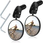 Rtroviseur vlo, br - vie miroir convexe pour guidon 360 rglable haute dfinition rtroviseur de vlo ...