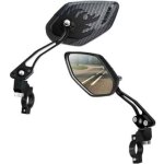 Rtroviseurs pour vlo, [version amliore] deux rtroviseurs pour vlo de montagne rglables en verre ...