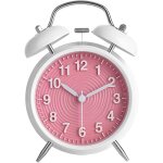 Feiyue - rveil  double cloche de 4 pouces, horloge de chevet anti - tic - tac, horloge de voyage rtro ...