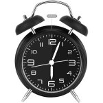 Reveil double cloche r�tro alarme, analogique silencieuse r�veil