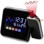 R�veil �lectronique avec �cran couleur led et pr�visions m�t�o, calendrier perp�tuel, station m�t�o
