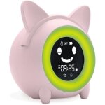 Reveil enfant educatif avec veilleuse indicateur jour / nuit - horloge digital - affichage temperature ...