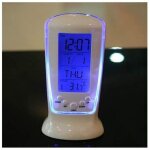 R�veil horloge led num�rique horloge de chevet r�veil �lectronique montre carr�e cadeau enfant