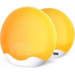 Rveil lumineux, rveil  lumire du jour, simulateur d'aube et de crpuscule, radio fm, 5 sons de la ...