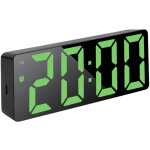 R�veil num�rique 6. 7  led horloge digitale avec date temp�rature somnoler luminosit� r�glable, reveil ...