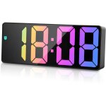 R�veil num�rique, horloge digitale avec �cran led, horloge num�rique aver temp�rature, luminosit� r�glable ...
