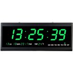 Rveil numrique led, horloge murale 5v avec affichage de la temprature du calendrier de la date, luminosit ...