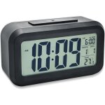 Reveil numerique, reveil matin a piles avec grand �cran led, horloge digitale sans tic - tac avec affichage ...