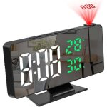 Reveil projecteur plafond, r�veil projection, horloge digitale projecteur 180�, ecran miroir 7. 8 , 4 ...