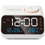 Zvd - rveil radio multifonction led, minuterie musicale, radio fm rechargeable, rveil pour la maison, ...
