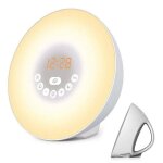 R�veil simulateur aube lumi�re 200 lux rouge �veil naturel progressif 10. 6 x 18. 1 cm classe f