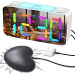 R�veil � vibreur extr�mement puissant et alarme sonore forte - con�u pour les personnes sourdes, malentendante ...