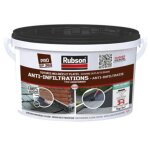 Rev�tement anti - infiltrations stop fuite noir 1 kg, pour r�paration & �tanch�it� de toitures inclin�es ...