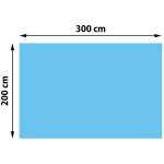 Revêtement pour piscine / pool, bâche thermique, épaisseur: 400 µm - rectangulaire, 3x2 m, bleu Revêtement pour piscine / pool, bâche thermique, épaisseur: 400 µm - rectangulaire, 3x2 m, bleu