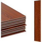 Revtement de sol pvc autocollant relaxdays, 5 m / 36 pices, aspect bois, salle de bain, cuisine, dalles ...