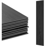 Rev�tement de sol pvc autocollant relaxdays, effet bois, pour salle de bain et cuisine, dalles 91 x 15 ...