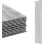 Rev�tement de sol pvc relaxdays autocollant, 7, 5 m� / 54 pi�ces, aspect bois, salle de bain, cuisine, ...