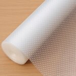 Rev�tement de tiroir antid�rapant, non adh�sif, protection de meubles eva, 30 cm x 300 cm (points transparents ...