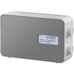 Rf - d30bteg - w radio de cuisine dab + , fm bluetooth, aux fonction rveil, protg contre les projections ...