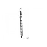 Rh31r90g50 pointe annel�e galva - l. 90 mm - bo�te de 2000
