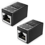 Rhg coupleur rj45, coupleur ethernet blind�, coupleur lan 8p8c adaptateur d'extension ethernet id�al ...