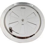 Rhg grille de ventilation rond, ouverture d'a�ration r�glable �vent d'a�ration en acier inox entr�e et ...