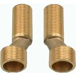 Rhg robinet de baignoire - douche � connexion d�cal�e, r�ducteur de coude en laiton, bras oscillant r�glable, ...