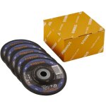 Rhodius - pack de 5 - disques � lamelles - alphaline - lszf3 pack - 125 x 22, 23mm - grains 40