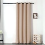 Homemaison - rideau en 100% lin libeccio beige 135x255 cm