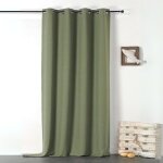 Homemaison - rideau en 100% lin libeccio vert 135x255 cm Homemaison - rideau en 100% lin libeccio vert 135x255 cm