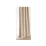 Homemaison - rideau alaska à galon fronceur isolant et 100 % occultant - 140x240cm - marron clair Homemaison - rideau alaska à galon fronceur isolant et 100 % occultant - 140x240cm - marron clair