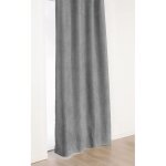 Rideau alaska � galon fronceur isolant et 100 % occultant gris clair 140x240 cm
