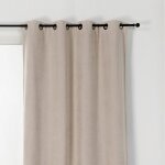 Homemaison - rideau alaska isolant et 100 % occultant cr�me 140x350 cm
