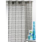 Homemaison - rideau ameublement en filet brod gris clair 150x260 cm
