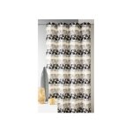 Rideau d'ameublement motifs triangles gris clair 140x260 cm Rideau d'ameublement motifs triangles gris clair 140x260 cm