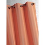 Rideau d'ameublement uni ext�rieur orange 140x260 cm
