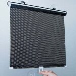 Rideau de balcon avec ventouse, fen�tre de voiture voile d ombrage, r�tractable portable rideau, pour ...