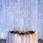 Rideaux blancs, 8 modes d'clairage, 300 lumires de rideaux led, chane tanche ip44, dcoration de la maison, ...