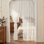 Rideaux en dentelle d�corative pour cuisine, salon, chambre, d�coration int�rieure, 140 x 200 cm, 2 panneaux ...