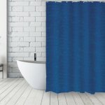 Msv - rideau de douche français polyester 180x200cm marianne bleu Msv - rideau de douche français polyester 180x200cm marianne bleu