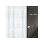 Spirella - rideau de douche polyester code 120x200cm blanc elements by Spirella - rideau de douche polyester code 120x200cm blanc elements by
