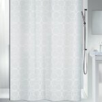 Spirella - rideau de douche polyester filigran 240x180cm gris