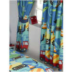 Argofield - rideaux engins chantier 168 * 183 - bleu